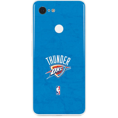 NBA OKC Thunder Distressed Google Pixel 3 Skin